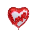 Palloncino Love Scritta 3D cuore super shape 32" (81cm) in mylar, 1pz.