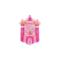 Palloncino Happy Birthday Castello Principesse standard shape 20" (50cm) in mylar, 1pz.