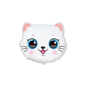 Palloncino Gatto Testa standard shape 22" (55cm) in mylar, 1pz.