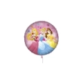 Palloncino Principesse con pesetto e nastrino standard shape 18" (45cm) in mylar, 1pz.