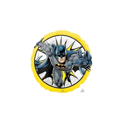 Palloncino Batman standard shape 18" (45cm) in mylar, 1pz.