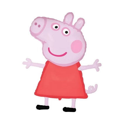 Palloncino Peppa Pig mega shape 50" (127cm) in mylar, 1pz.