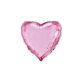 Palloncino Cuore Rosa Chiaro standard shape 18" (45cm) in mylar, 1pz.
