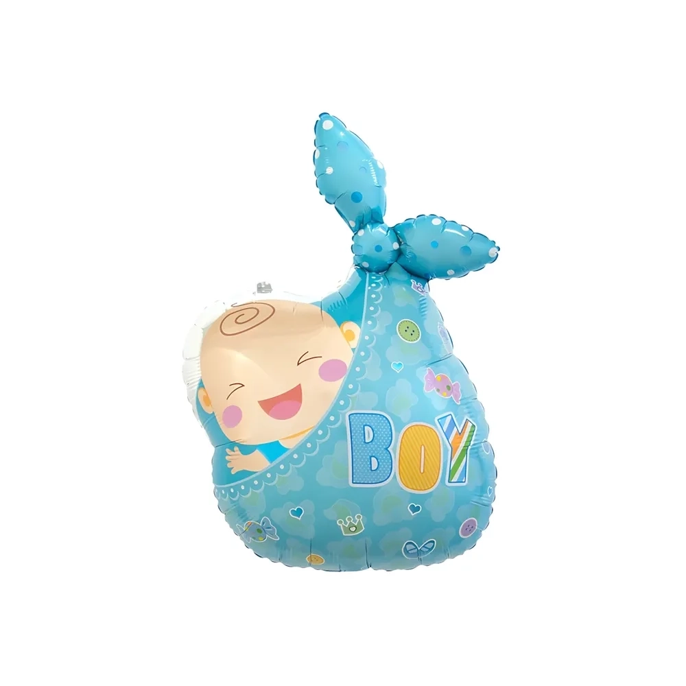 Palloncino Nascita Bimbo super shape 34" (86cm) in mylar, 1pz.