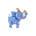 Palloncino 4D Elefante Allegro super shape 24" (60cm) in mylar, 1pz.