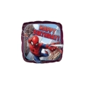 Palloncino Spider Man Happy Birthday standard shape 18" (45cm) in mylar, 1pz.