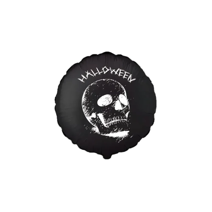 Palloncino Halloween Teschio standard shape 18" (45cm) in mylar, 1pz.
