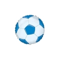 Palloncino Pallone da Calcio Azzurro Tondo standard shape 18" (45cm) in mylar, 1pz.