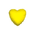 Palloncino Cuore Giallo standard shape 18" (45cm) in mylar, 1pz.