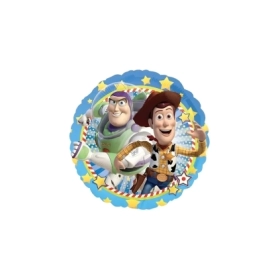 Palloncino Woody e Buzz standard shape 18" (45cm) in mylar, 1pz.