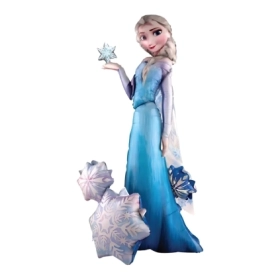 Palloncino Elsa The Snow Queen mega shape 56" (142cm) in mylar, 1pz.