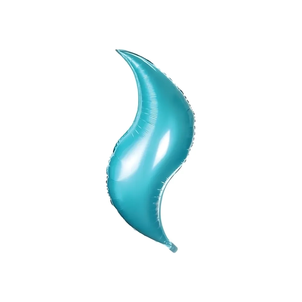 Palloncino Curva Celeste super shape 36" (91cm) in mylar, 1pz.