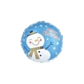 Palloncino Pupazzo di Neve standard shape 18" (45cm) in mylar, 1pz.