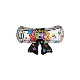 Palloncino Diploma, Pergamena super shape 28" (71cm) in mylar, 1pz.