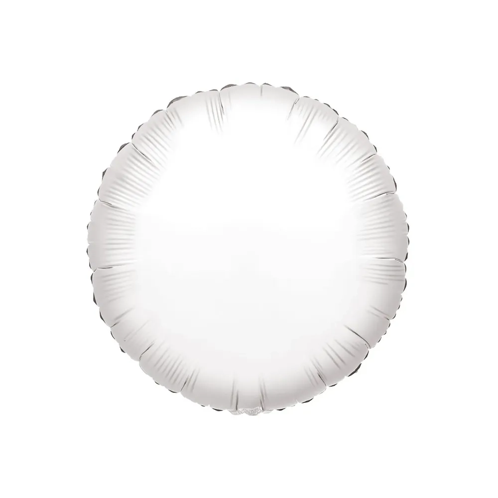 Palloncino Tondo Bianco 36" 1pz super shape 36" (91cm) in mylar, 1pz.