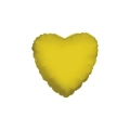 Palloncino Cuore Oro standard shape 18" (45cm) in mylar, 1pz.
