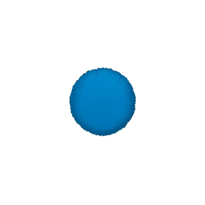 Palloncini Tondo Blu micro shape 4" (10cm) in mylar, 5pz.