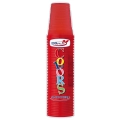 Bicchieri Rossi 200ml in plastica riutilizzabili, 50pz.