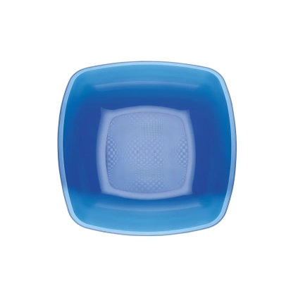 Piatti Fondi Blu Trasparente, 12 pz.