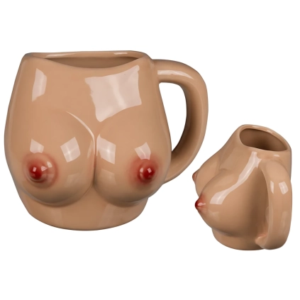 Tazza Seno in Ceramica 10x10cm 430ml, 1pz.
