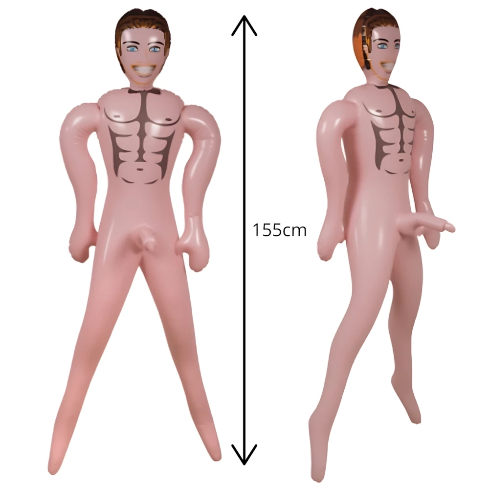 Bambola Gonfiabile Uomo 155 cm – Sexy Man per feste e scherzi