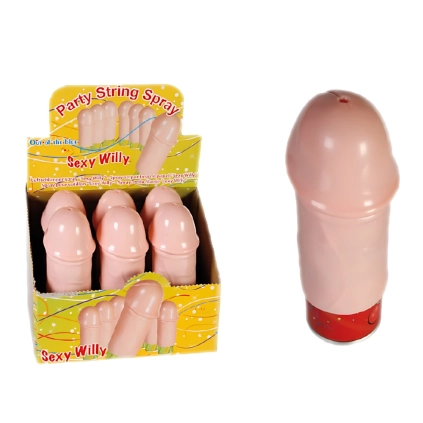 Spray stelle filanti a forma di pene, 1pz.