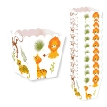 Scatoline Porta Caramelle Happy Jungle 6,5x6,5cm – Set da 12 pezzi
