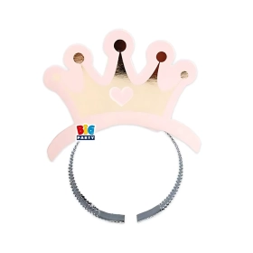Frontini in carta Princess Crown – Confezione da 4 pezzi