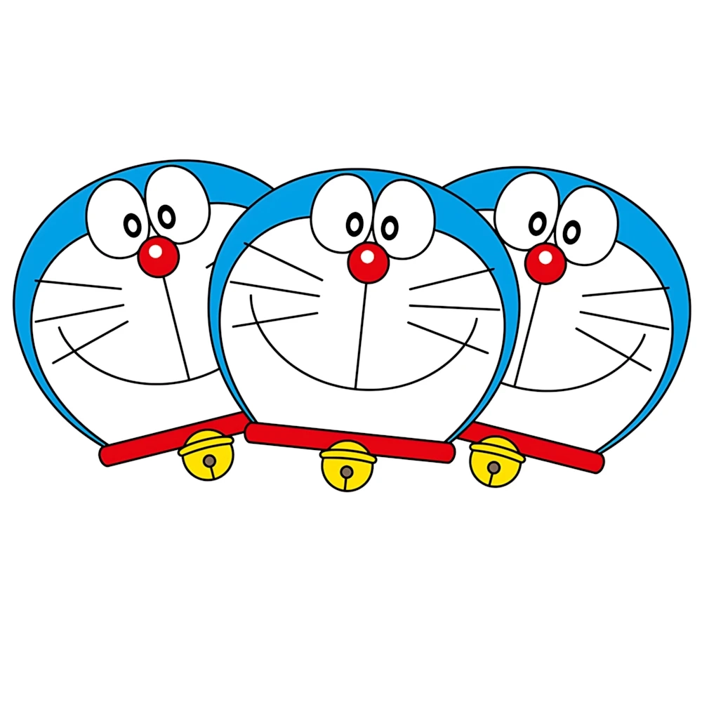 Maschere Doraemon in carta, 6pz.