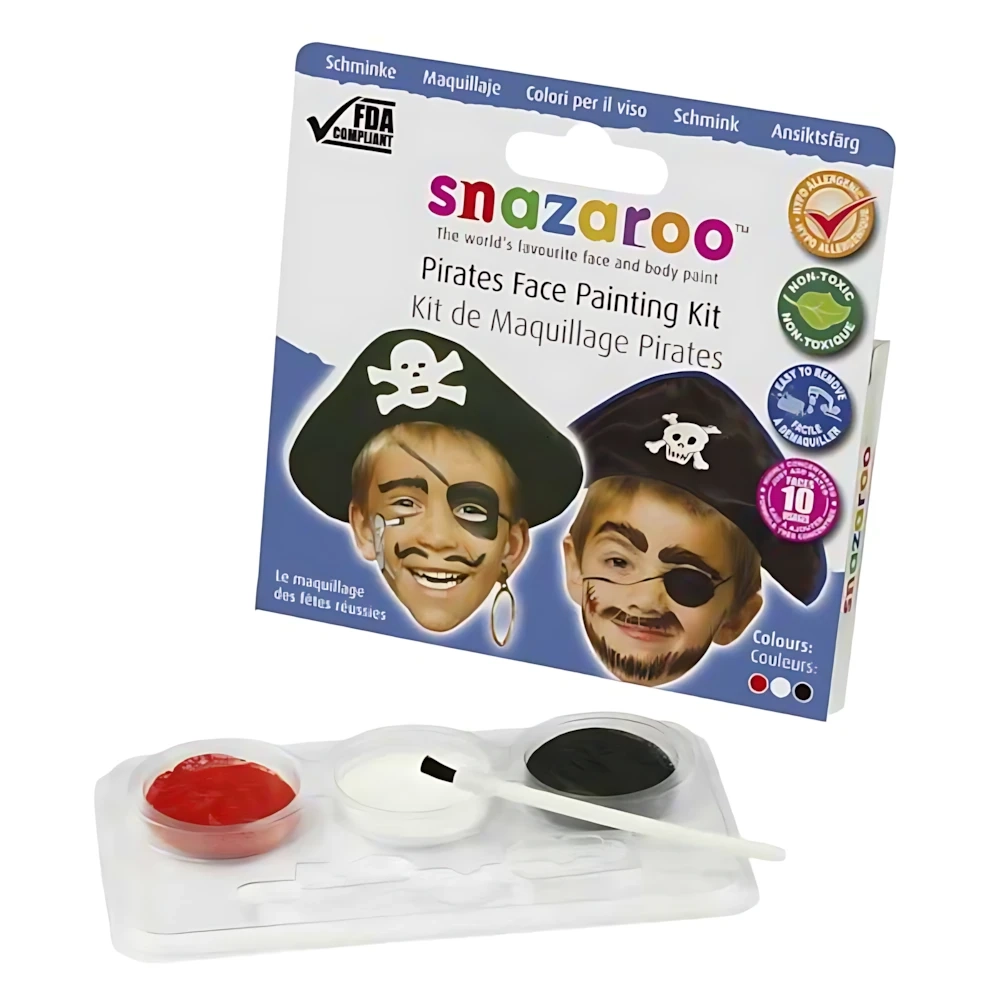 Kit per pittura viso snazaroo tema Pirati, 1pz.