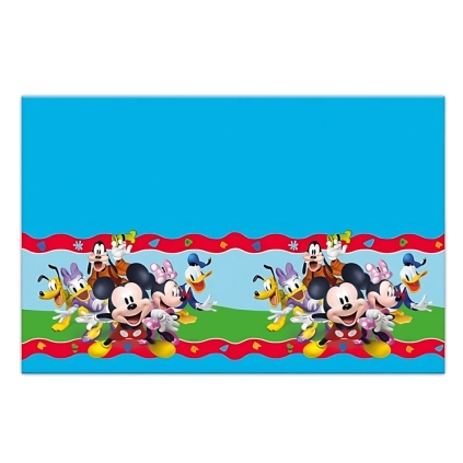Tovaglia in Plastica 120x180cm - Topolino Rock the House