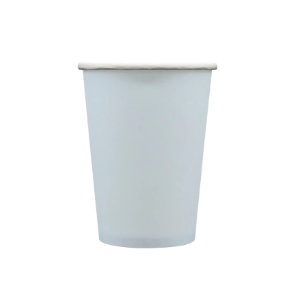 Bicchiere in carta 250cc Celeste fumo – Confezione da 15 pezzi