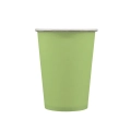 Bicchieri in carta 250cc Verde salvia – Confezione da 15 pezzi