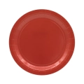 Piatti in carta 24cm Mattone – Confezione da 15 pezzi