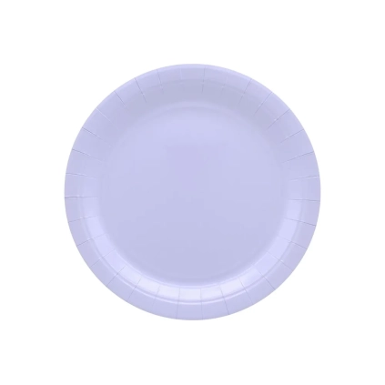 Piatto in carta 18cm Lilla – Confezione da 15 pezzi
