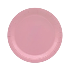Piatti in carta Rosa 24cm – Confezione da 15 pezzi