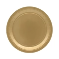 Piatti in carta Oro 24cm – Confezione da 15 pezzi