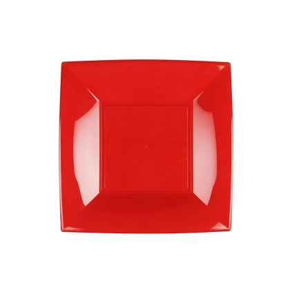 Piatto Dessert Nice Rosso China 18cm, 6pz.