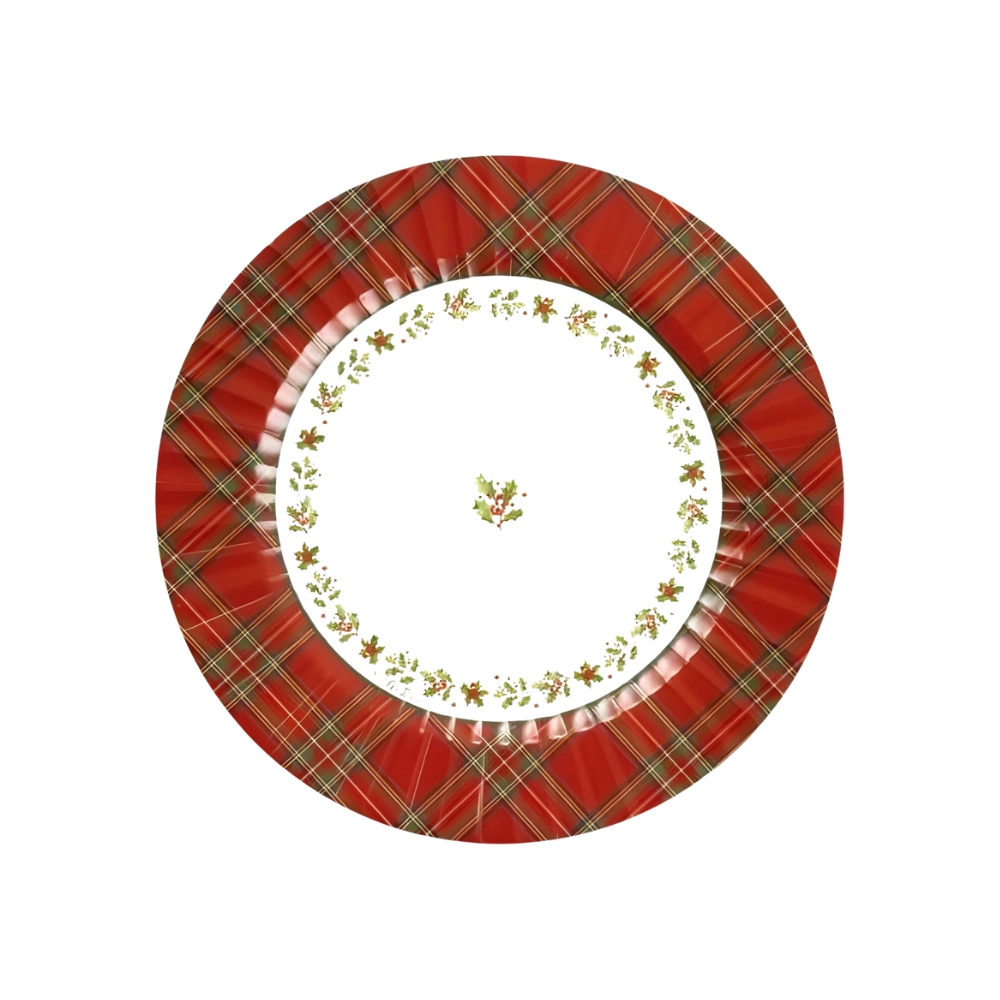 Piatti Scottish Christmas 21cm, 8pz.