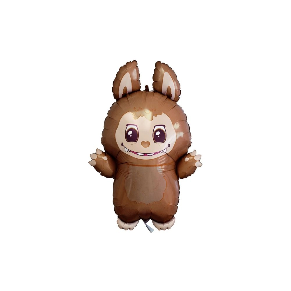 Palloncino Sagoma Angry Bunny Marrone h26" (66cm), 1 pz.