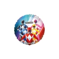 Palloncino in Mylar Power Rangers Tondo 18"(45cm), 1pz.