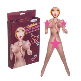 Bambola gonfiabile, Sexy infermiera alta 155cm, 1pz.