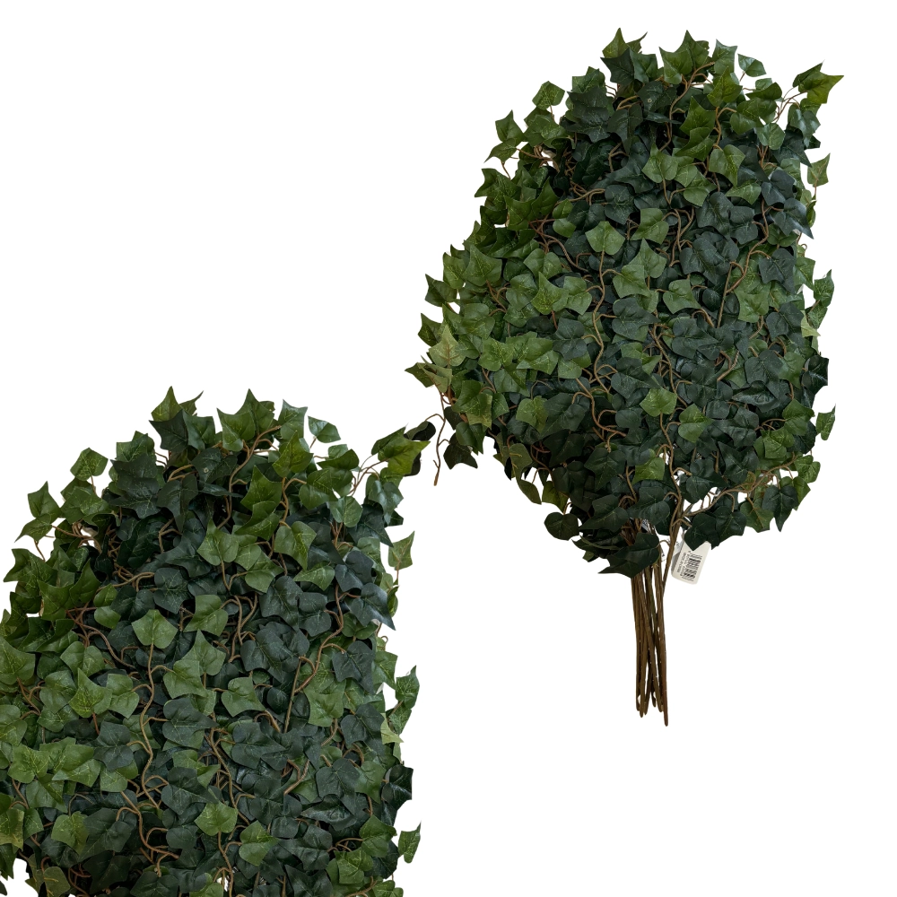 Foglie artificiali di edera verde, 12pz.
