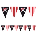 Festone Bandierine Pirata Decorazione Festa 3mt - 1pz