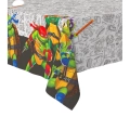 Tovaglia Tartarughe Ninja rettangolare 120x180cm. 1pz