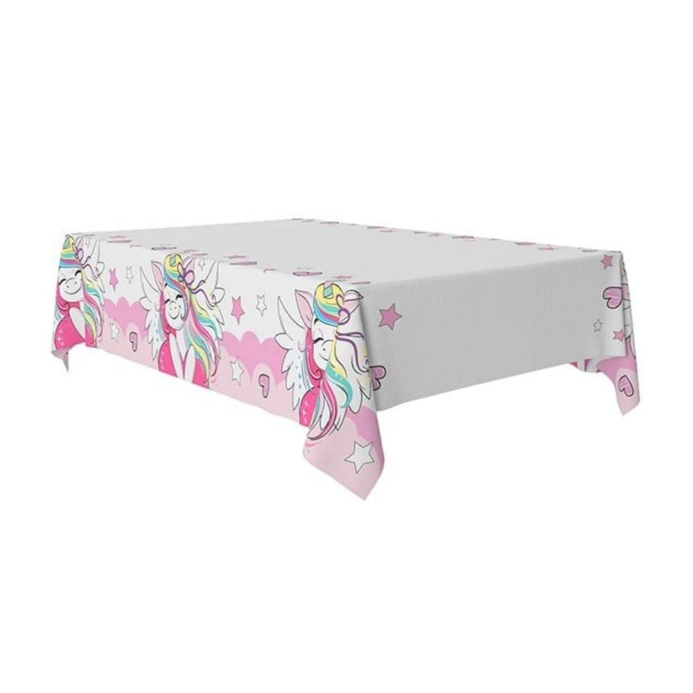 Tovaglia Plastica 120x180 Unicorno Mix Fantasy per Tavolo