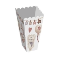 Scatole Popcorn Sweet Girl 12x8cm per Buffet Nascita Bimba