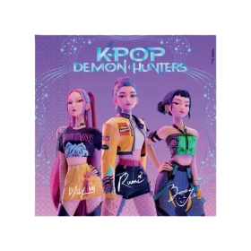 Tovaglioli K-POP Demon Hunters per feste a tema 33x33 cm 20pz